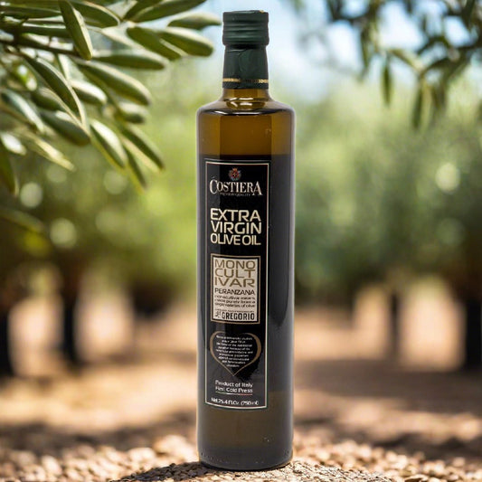 Premium Monocultivar Extra Virgin Olive Oil 25.4fl.oz (750ml) - Glass Bottle